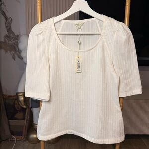 Max Studio | Elegant Cream Women's Top